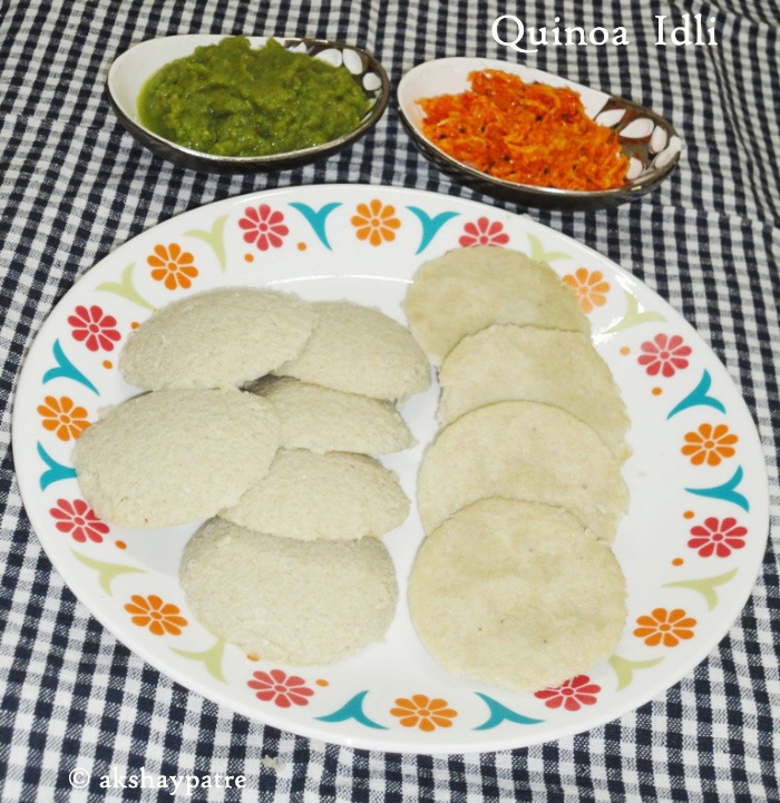 Quinoa Idli Recipe How To Make Idli With Quinoa Sandhya S Recipes