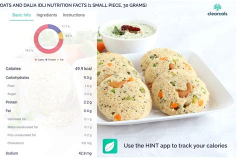 Rice Idli Sambar Coconut Chutnry Calories Nutrition Facts Recipe