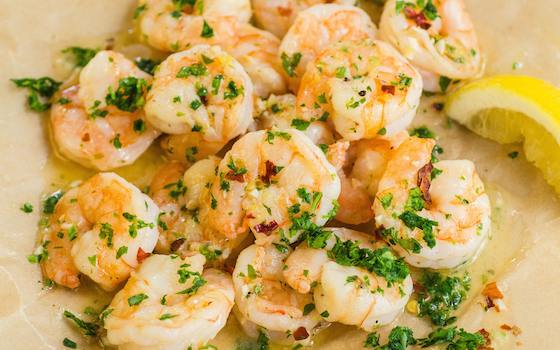 Roasted Shrimp Scampi Recipe Low Calorie Recipes Dinner Recipes Cooking Recipes