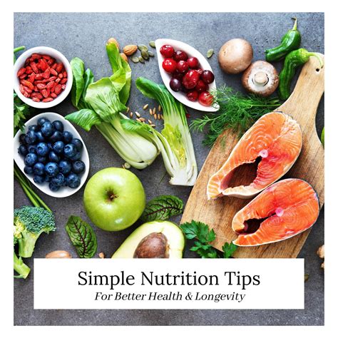 Simple Nutrition Tips For Better Health Amp Longevity The Healthy Life Foundation