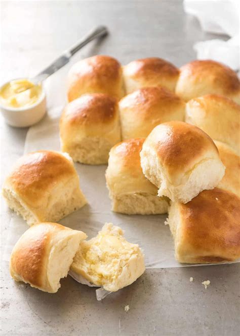 Soft No Knead Dinner Rolls Recipetin Eats