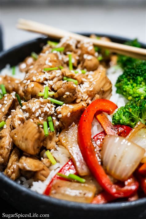 Teriyaki Chicken With Vegetables Recipe Sugar Spices Life