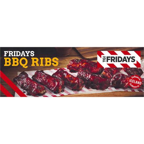 Tgi Fridays Fridays Bbq Ribs 560G Tgi Fridays Iceland Foods