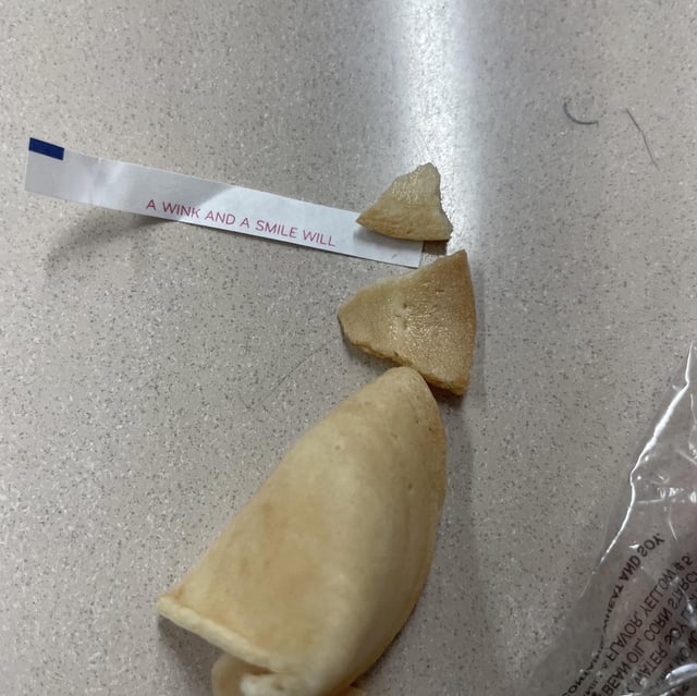 The Fortune From My Fortune Cookie Was Cut In Half R Mildlyinteresting