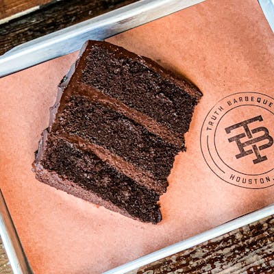 Truth Barbeque S Triple Chocolate Cake Texas Monthly