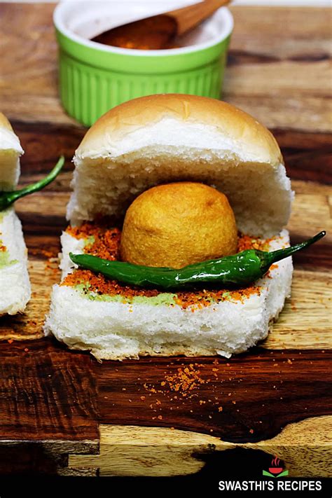 Vada Pav Recipe Mumbai Style Pav Amp Batata Vada Vegecravings