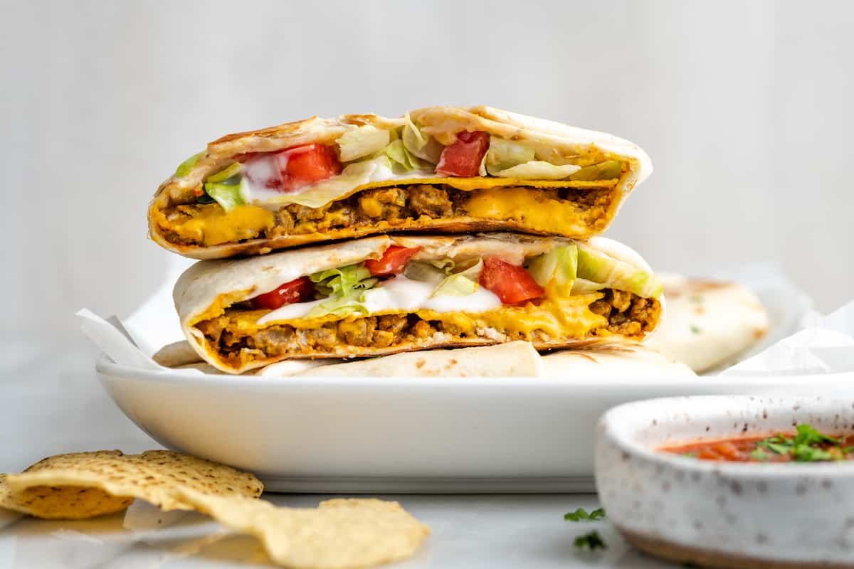 Vegan Crunchwrap Supremes Recipe Jessica In The Kitchen