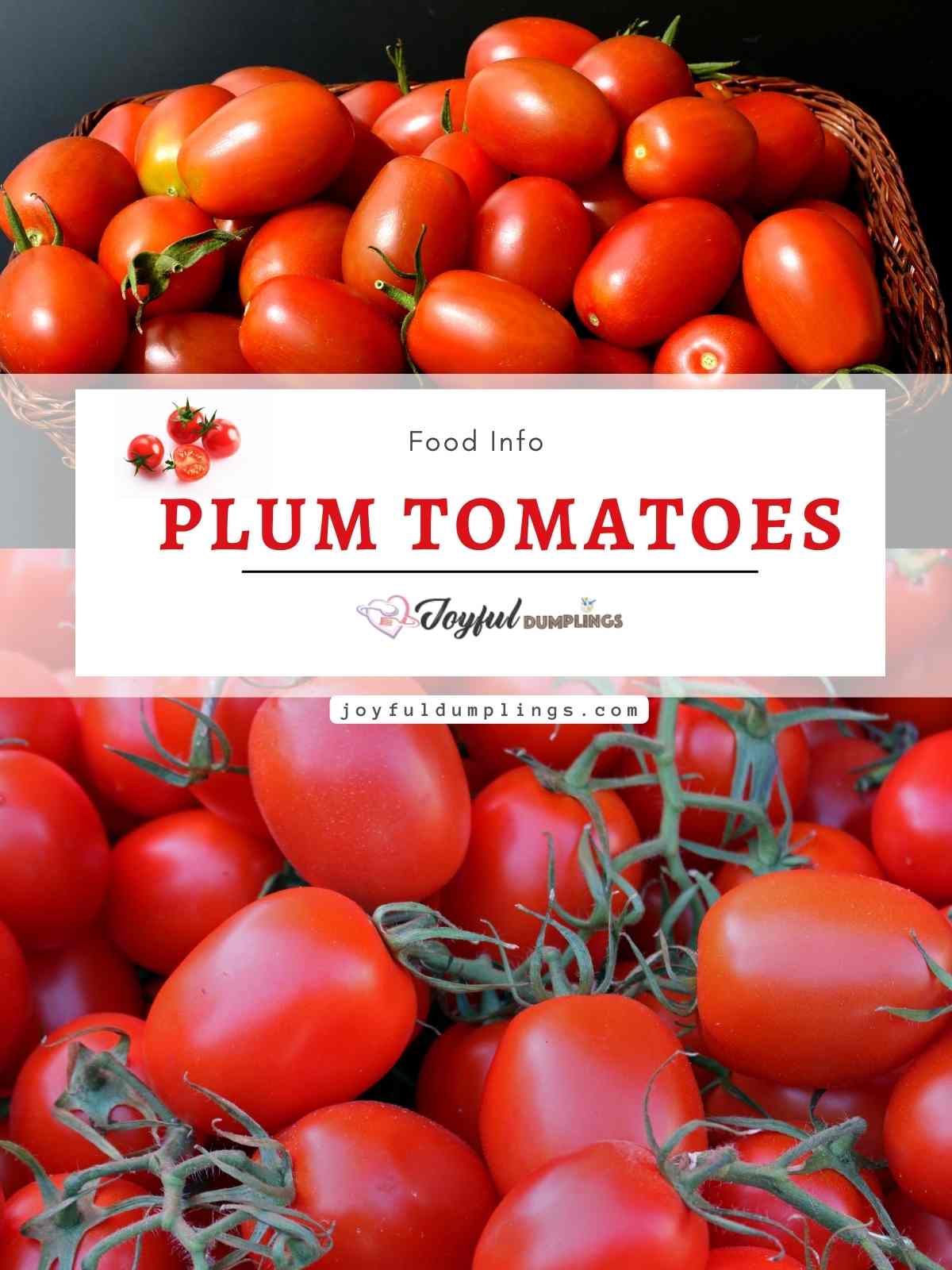 What Are Plum Tomatoes Types Health Benefits And Substitutes Joyful Dumplings