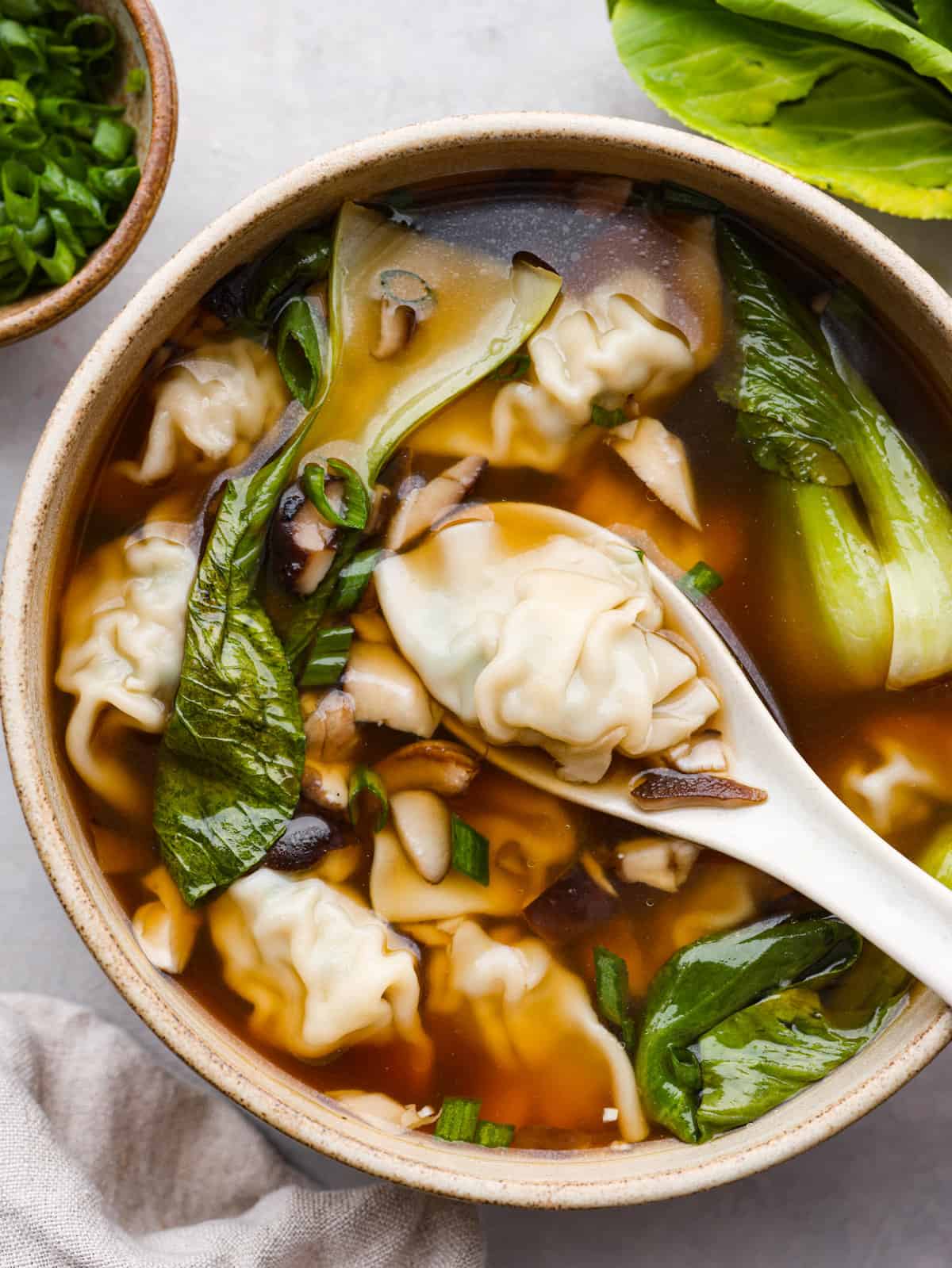 Wonton Soup: Aids Digestion